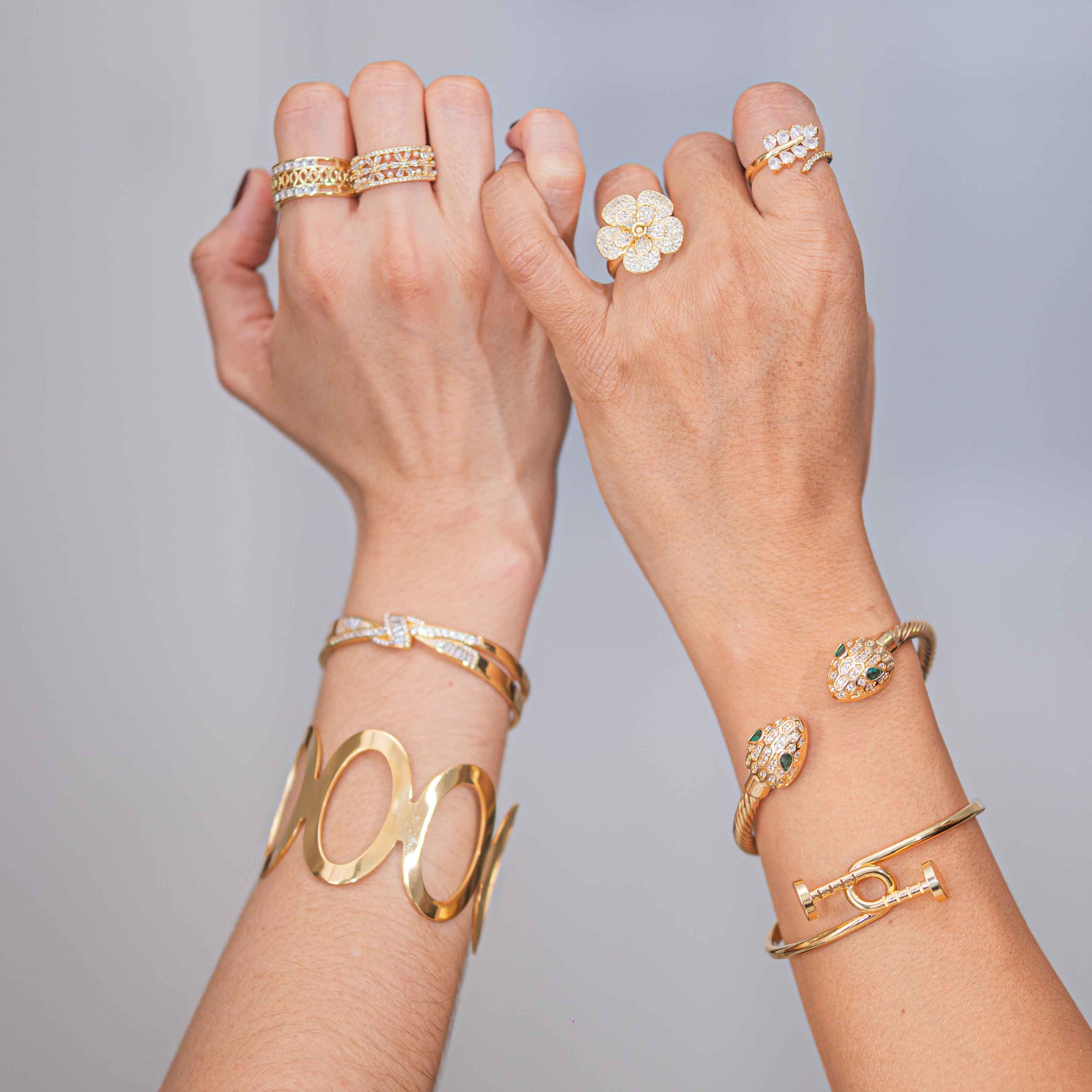 Brazalete green snake