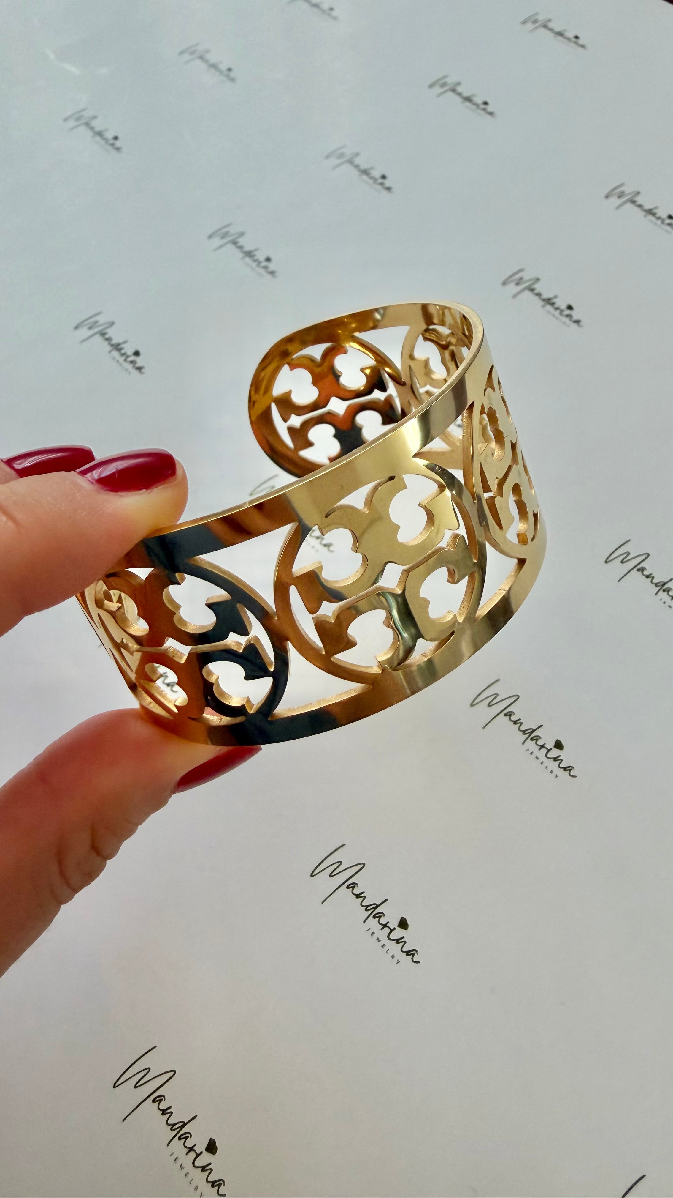 Brazalete tipo Tory Burch