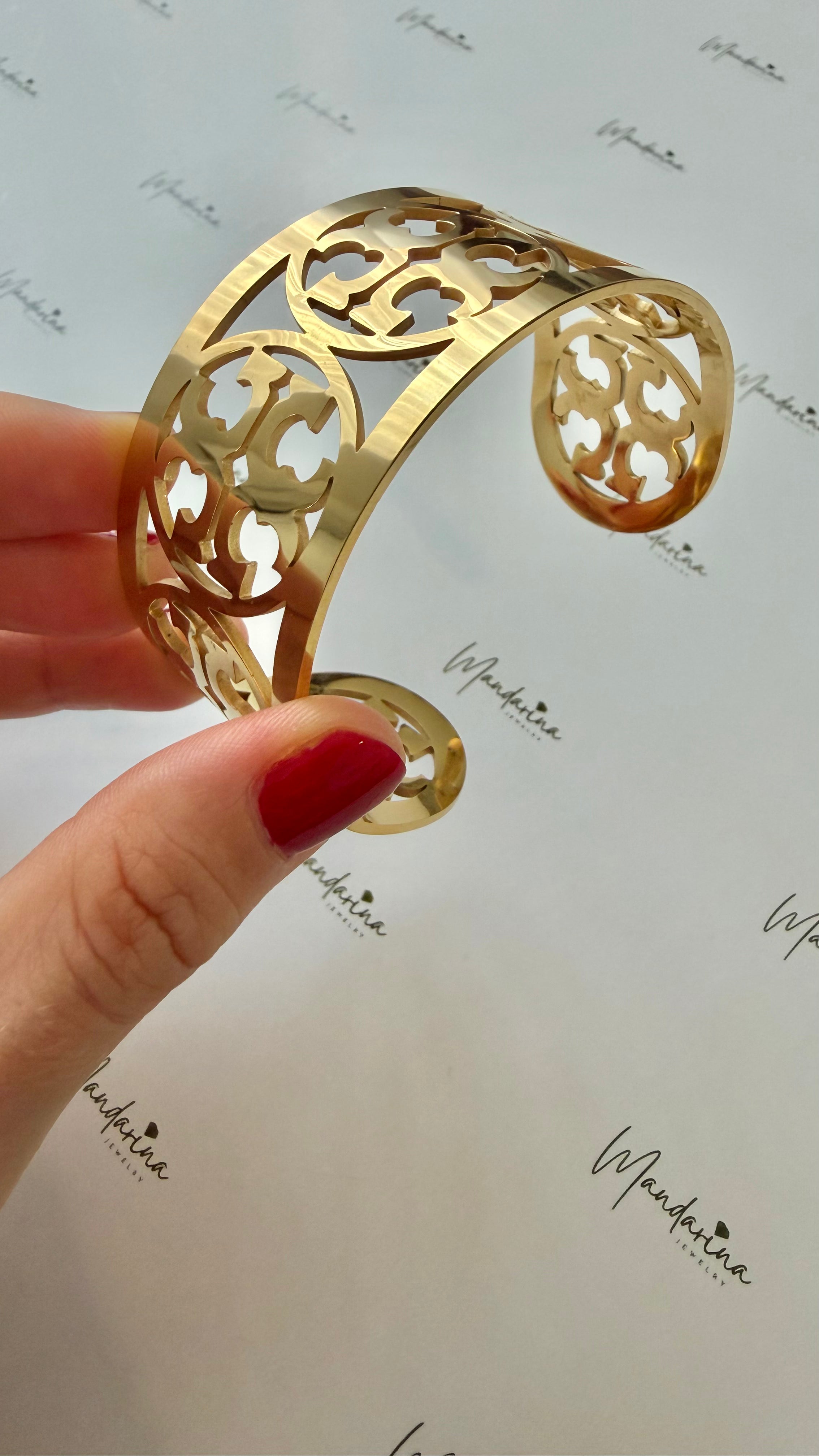 Brazalete tipo Tory Burch