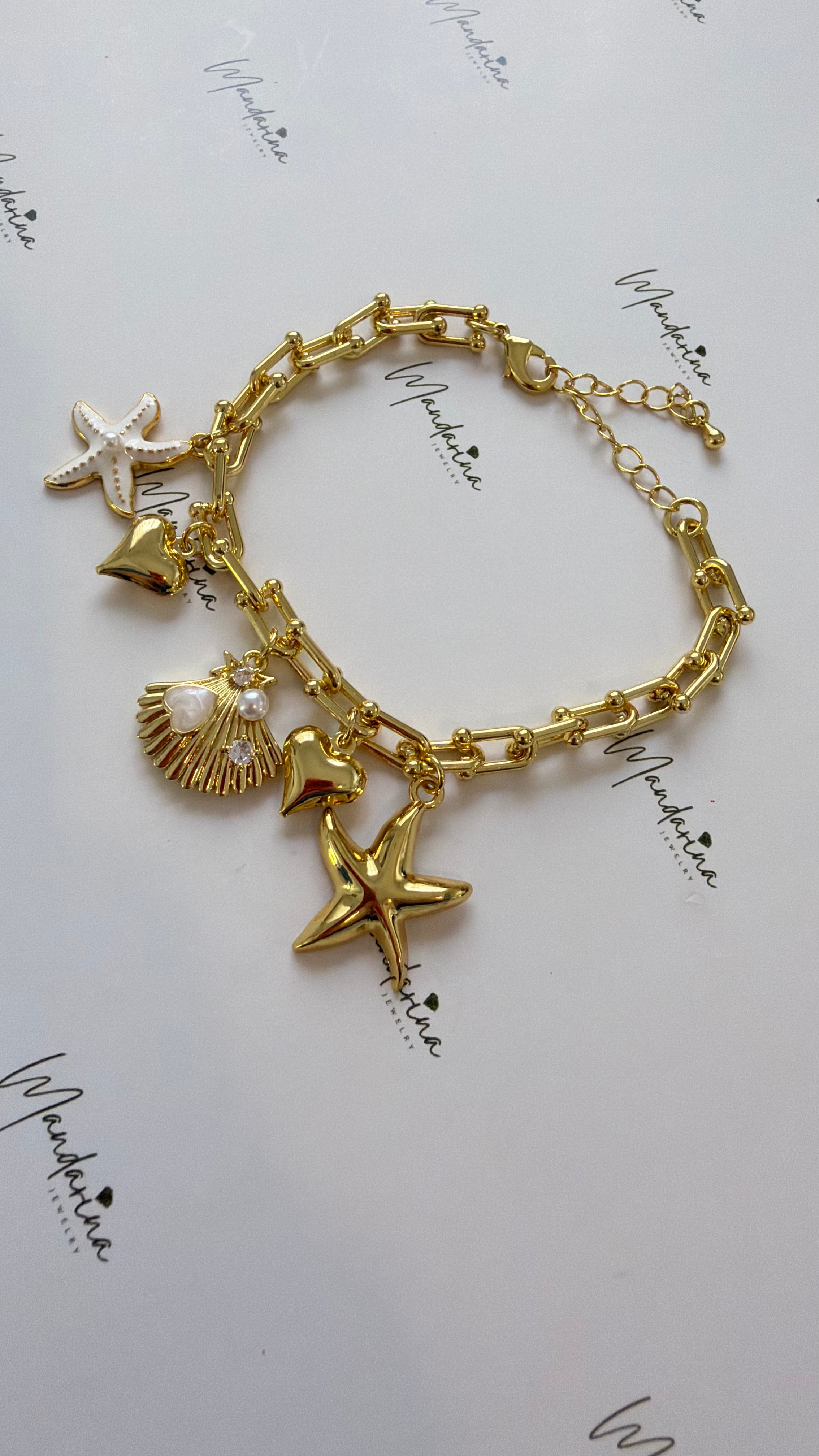 Pulsera mar azul