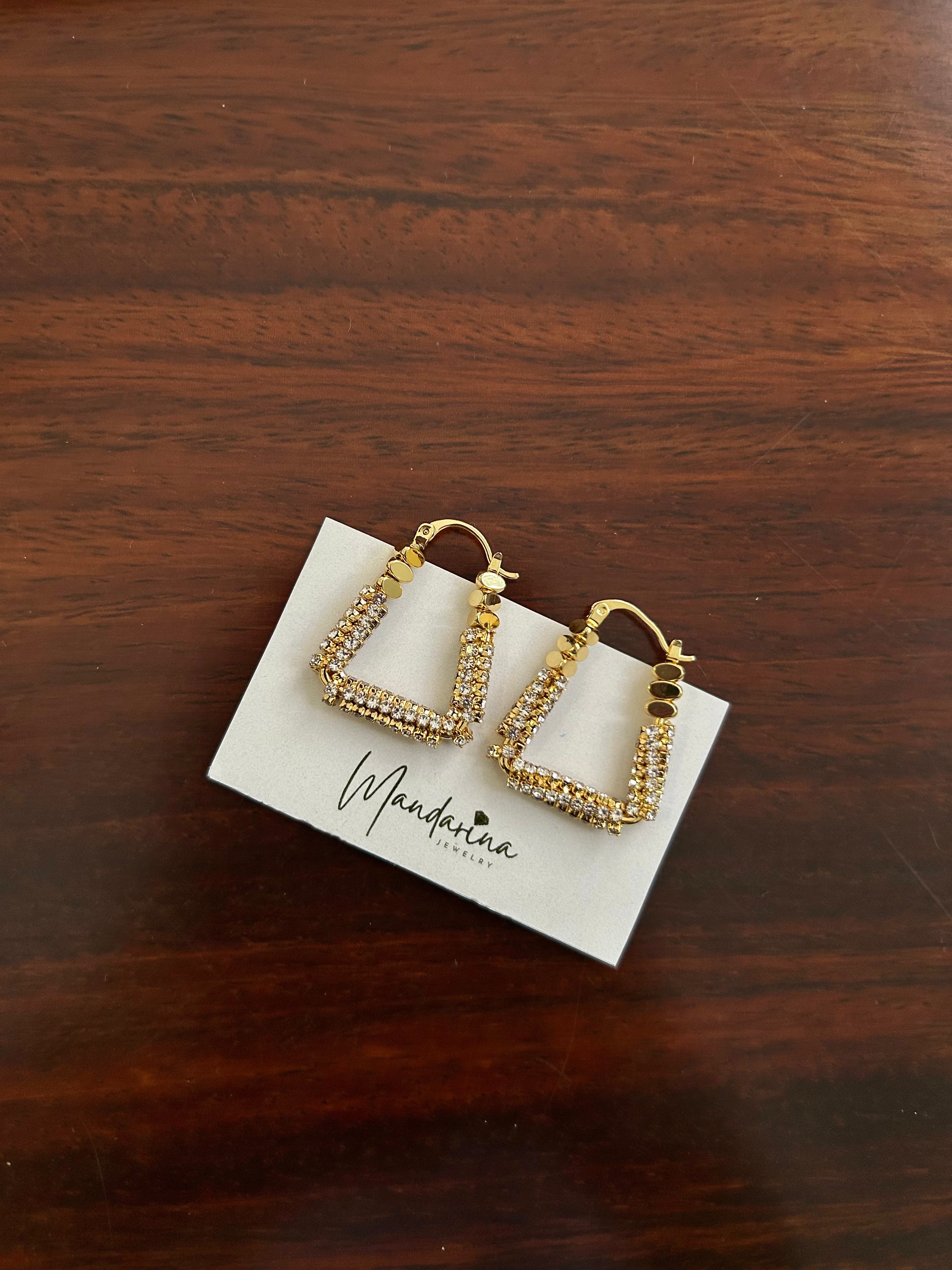 Square earrings