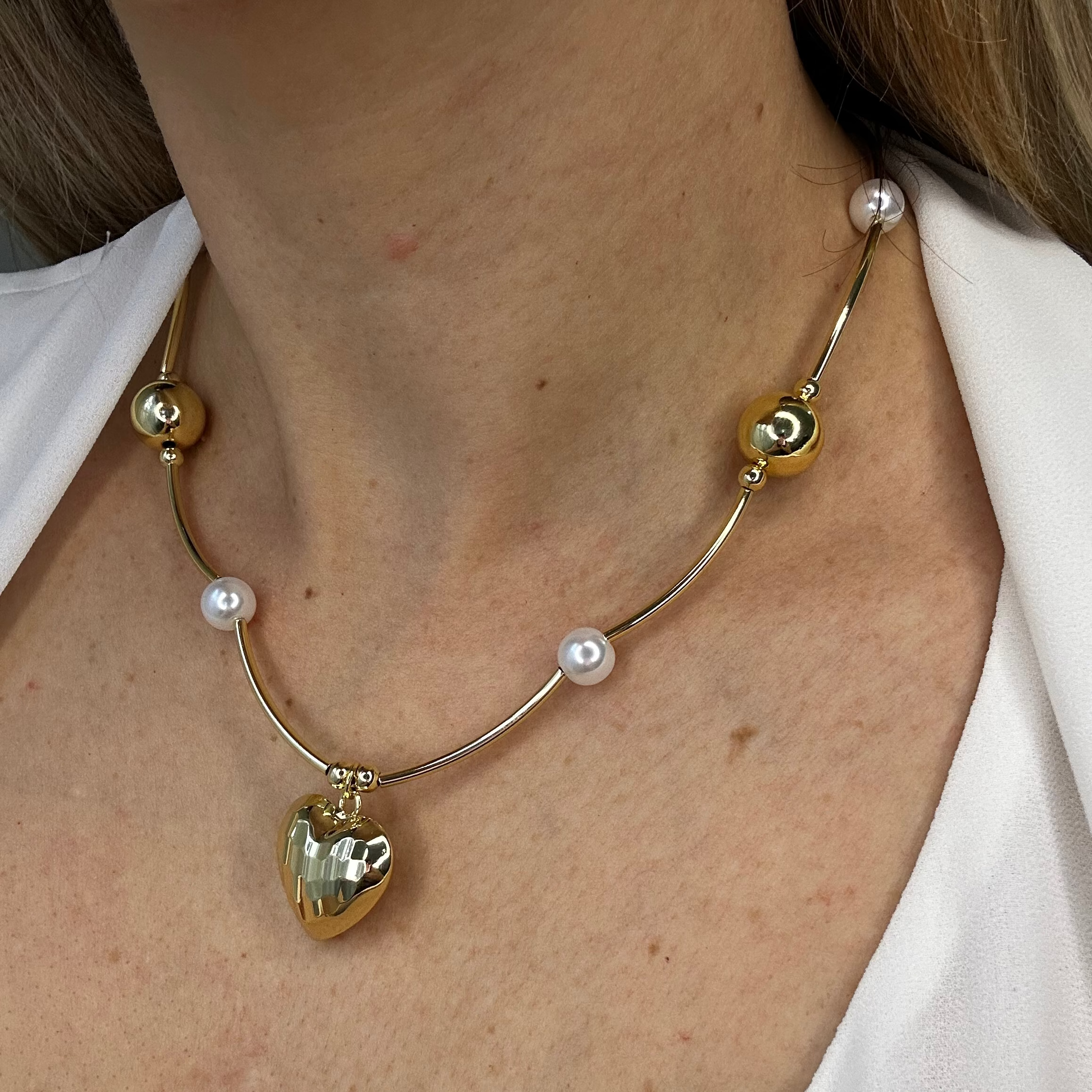 Collar golden love