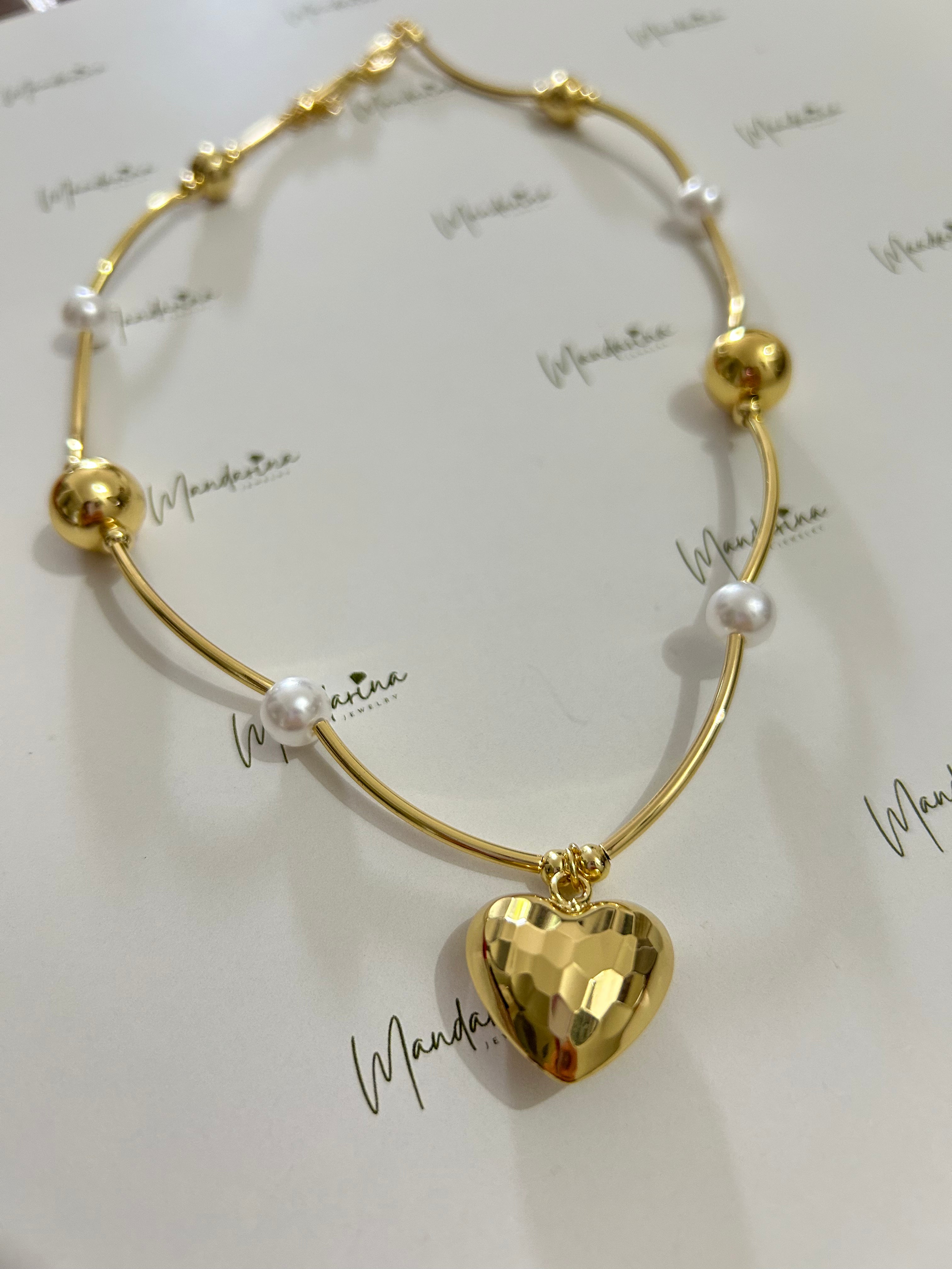 Collar golden love
