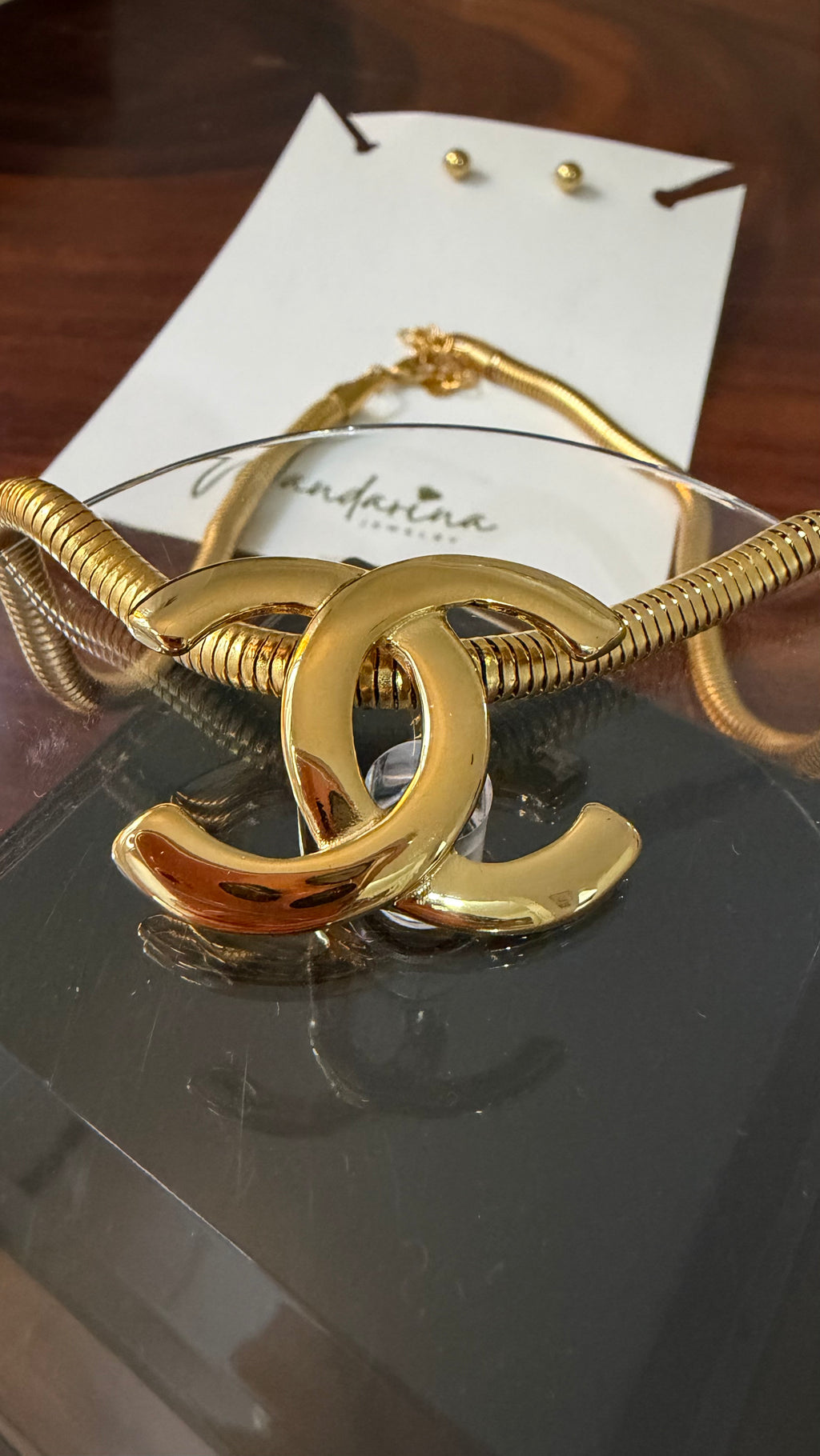 Collar tipo chanel